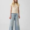 Jeans larghi a vita bassa per bambini