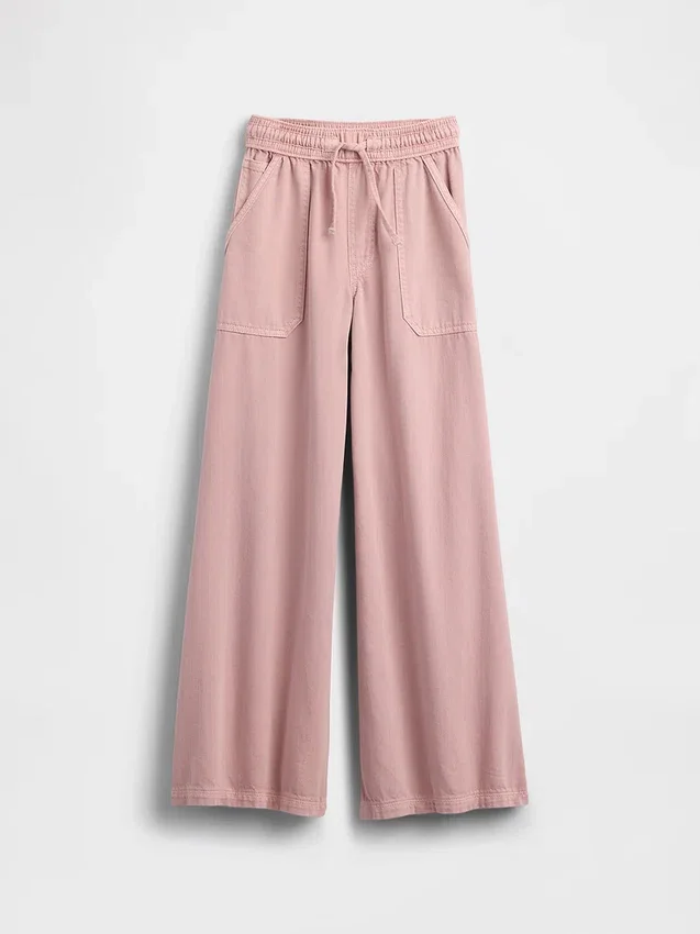 Jeans larghi a vita bassa per bambini