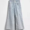 Jeans larghi a vita bassa per bambini