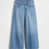 Jeans larghi a vita bassa per bambini