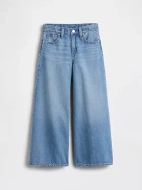 Jeans larghi a vita bassa per bambini