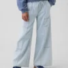 Jeans larghi a vita bassa per bambini