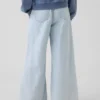 Jeans larghi a vita bassa per bambini
