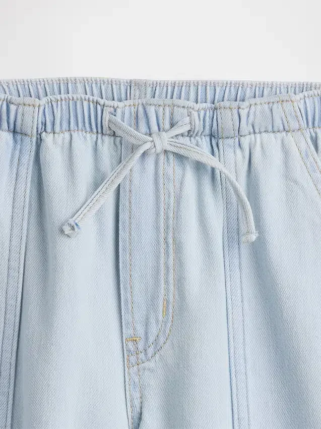 Jeans larghi a vita bassa per bambini