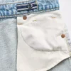 Jeans larghi a vita bassa per bambini