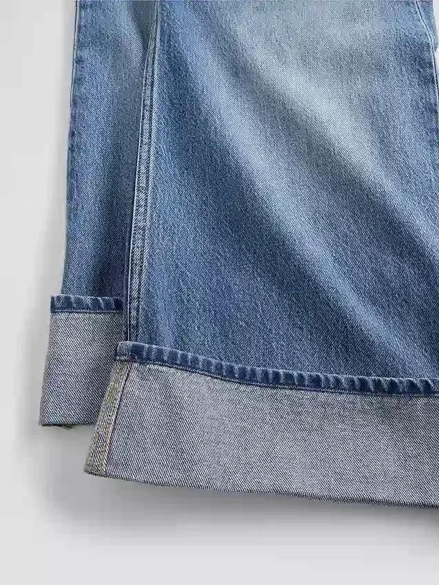 Jeans larghi a vita bassa per bambini