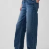 Jeans larghi a vita bassissima in stile anni ’90