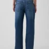 Jeans larghi a vita bassissima in stile anni ’90
