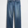 Jeans larghi a vita bassissima in stile anni ’90