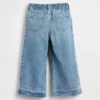 Jeans larghi a vita elastica con farfalla per neonato & bebè