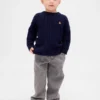 Jeans larghi a vita elastica per neonato & bebè