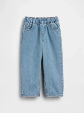 Jeans larghi a vita elastica per neonato & bebè