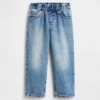 Jeans larghi a vita elastica per neonato & bebè