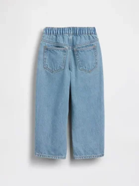 Jeans larghi a vita elastica per neonato & bebè