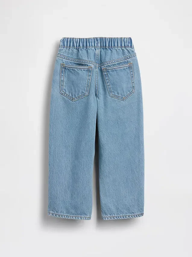 Jeans larghi a vita elastica per neonato & bebè