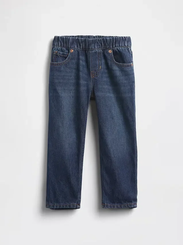 Jeans larghi a vita elastica per neonato & bebè