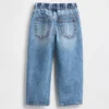 Jeans larghi a vita elastica per neonato & bebè