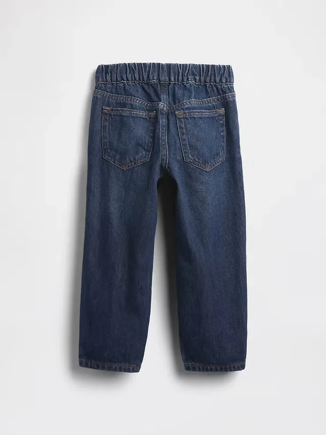 Jeans larghi a vita elastica per neonato & bebè