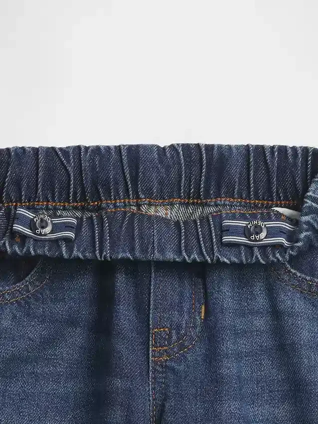 Jeans larghi a vita elastica per neonato & bebè