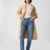 Jeans larghi a vita media in stile anni ’90