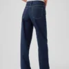 Jeans larghi a vita media in stile anni ’90