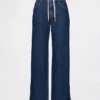Jeans larghi anni '90 a vita bassa con coulisse