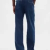 Jeans larghi in tela