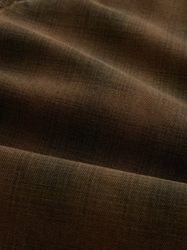 Jeans larghi in tela a quadri