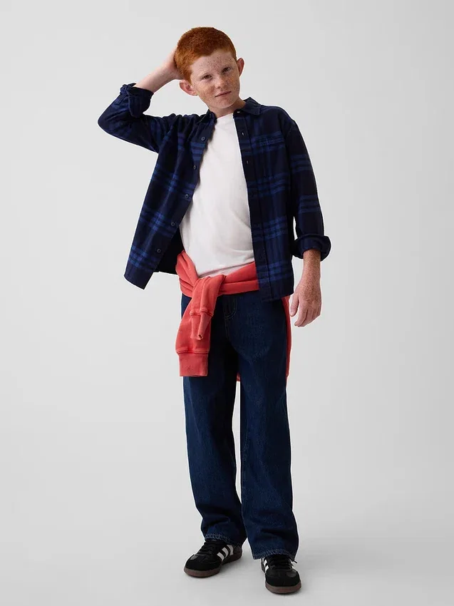 Jeans larghi per bambini