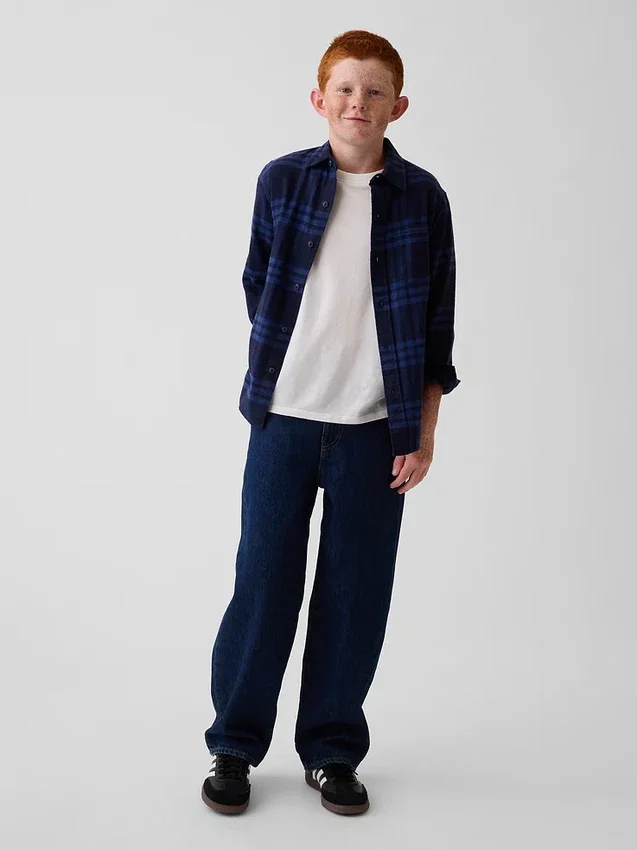 Jeans larghi per bambini
