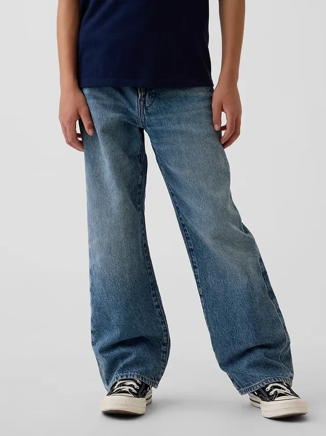Jeans larghi stile anni '90 per bambini