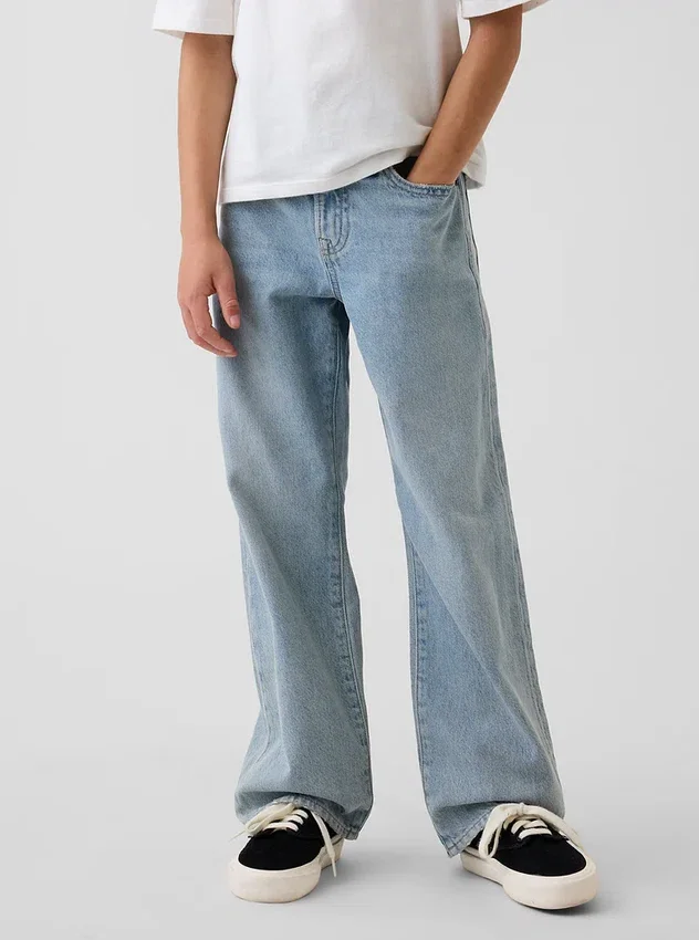 Jeans larghi stile anni '90 per bambini