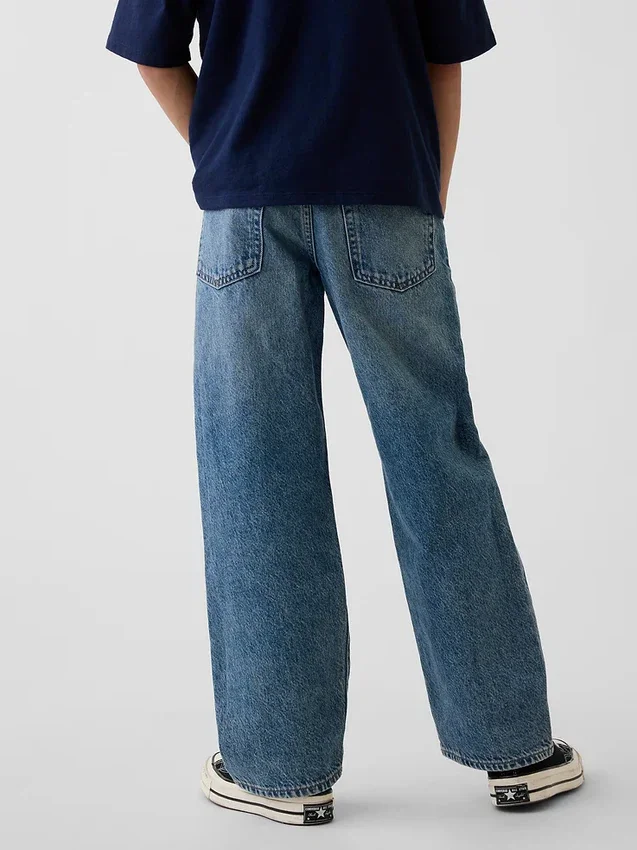 Jeans larghi stile anni '90 per bambini