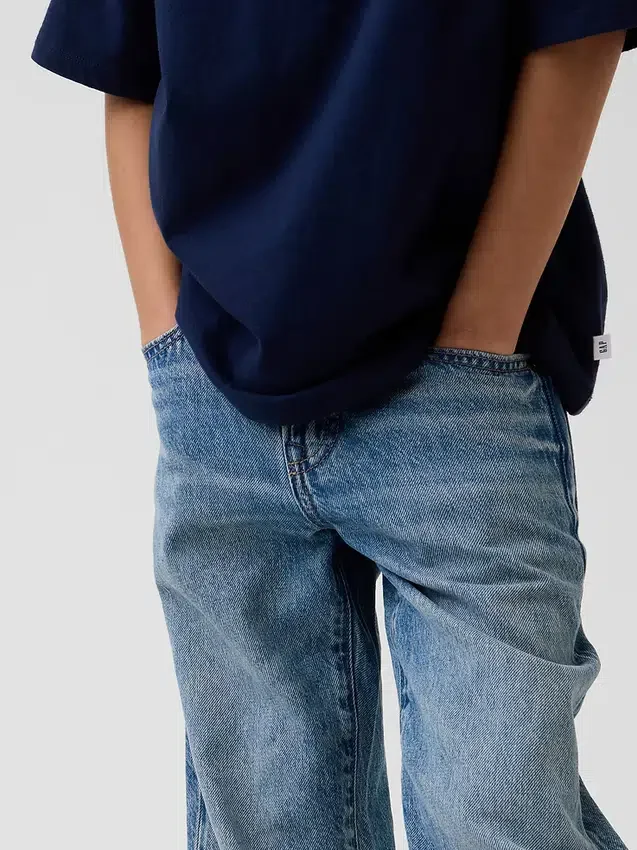 Jeans larghi stile anni '90 per bambini