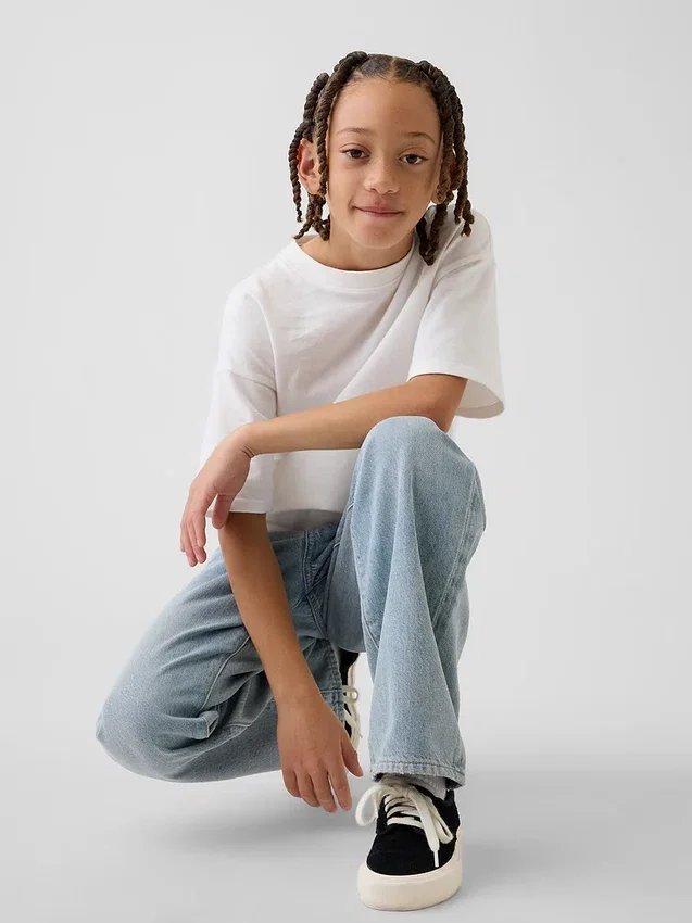 Jeans larghi stile anni '90 per bambini