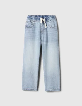 Jeans larghi ultra morbidi con elastico in vita per neonato & bebè