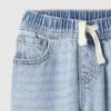 Jeans larghi ultra morbidi con elastico in vita per neonato & bebè