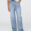 Jeans larghi ultrasoft da bambino senza bottoni