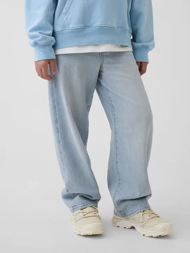 Jeans larghi ultrasoft per bambini