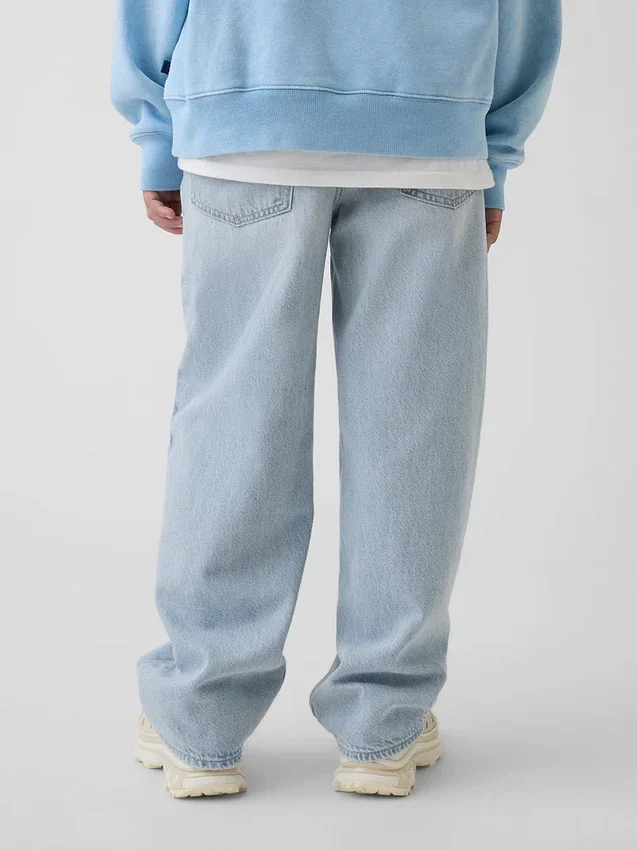 Jeans larghi ultrasoft per bambini