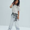 Jeans larghi ultrasoft per bambini