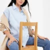 Jeans premaman a vita alta dritti con inserto laterale