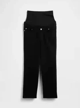 Jeans premaman a vita alta, slim, dritti e corti in stile anni ’90