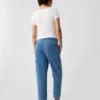 Jeans premaman cargo con pannello intero