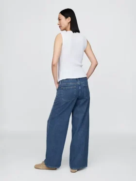 Jeans premaman larghi e morbidissimi con pannello integrale