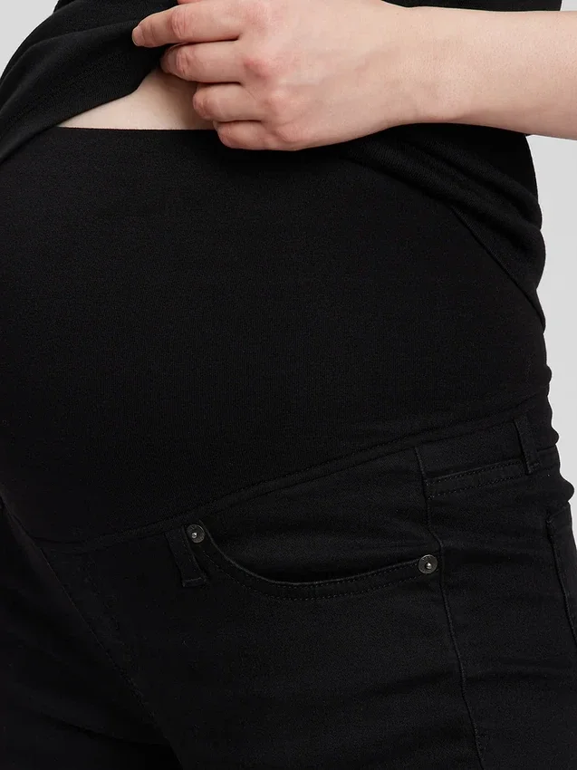 Jeans premaman skinny a pannello intero