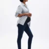 Jeans premaman skinny a pannello intero