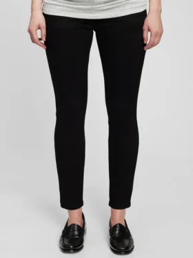 Jeans premaman skinny a vita alta con pannello intero