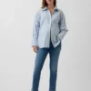 Jeans premaman slim a pannello intero