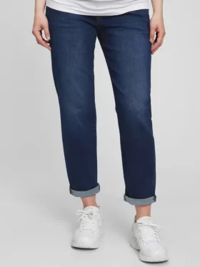 Jeans premaman slim a pannello intero